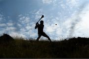 3 August 2019; Tadhg Haran of Galway during the 2019 M. Donnelly GAA All-Ireland Poc Fada Finals at Annaverna Mountain in the Cooley Peninsula, Ravensdale, Co Louth. Photo by David Fitzgerald/Sportsfile