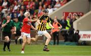 3 August 2019; David Blanchfield of Kilkenny in action against Tommy O'Connell of Cork during the Bord Gáis GAA Hurling All-Ireland U20 Championship Semi-Final match between Kilkenny and Cork at O’Moore Park in Portlaoise, Laois. Photo by Matt Browne/Sportsfile