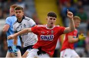 3 August 2019; Blake Murphy of Cork celebrates after scoring his side's first goal during the EirGrid GAA Football All-Ireland U20 Championship Final match between Cork and Dublin at O’Moore Park in Portlaoise, Laois. Photo by Harry Murphy/Sportsfile