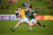 3 August 2019; Darragh Campion of Meath and Brian Ó Beaglaoich of Kerry in action against / during the GAA Football All-Ireland Senior Championship Quarter-Final Group 1 Phase 3 match between Meath and Kerry at Páirc Tailteann in Navan, Meath. Photo by Stephen McCarthy/Sportsfile
