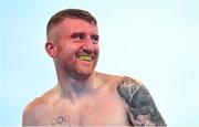 3 August 2019; Paddy Barnes prior to his bantamweight bout against Joel Sanchez at Falls Park in Belfast. Photo by Ramsey Cardy/Sportsfile