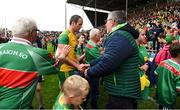 3 August 2019; Michael Murphy of Donegal leaves the pitch after the GAA Football All-Ireland Senior Championship Quarter-Final Group 1 Phase 3 match between Mayo and Donegal at Elvery’s MacHale Park in Castlebar, Mayo. Photo by Brendan Moran/Sportsfile