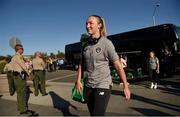 3 August 2019; Louise Quinn of Republic of Ireland arrives prior to the Women's International Friendly match between USA and Republic of Ireland at Rose Bowl in Pasadena, California, USA. Photo by Cody Glenn/Sportsfile