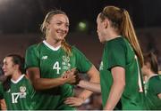 3 August 2019; Louise Quinn, left, and Claire O'Riordan of Republic of Ireland following the Women's International Friendly match between USA and Republic of Ireland at Rose Bowl in Pasadena, California, USA. Photo by Cody Glenn/Sportsfile
