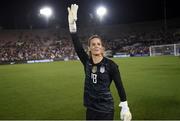 3 August 2019; Ashlyn Harris of USA following the Women's International Friendly match between USA and Republic of Ireland at Rose Bowl in Pasadena, California, USA. Photo by Cody Glenn/Sportsfile