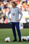 3 August 2019; USA head coach Jill Ellis prior to the Women's International Friendly match between USA and Republic of Ireland at Rose Bowl in Pasadena, California, USA. Photo by Cody Glenn/Sportsfile
