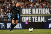 3 August 2019; USA goalkeeper Alyssa Naeher during the Women's International Friendly match between USA and Republic of Ireland at Rose Bowl in Pasadena, California, USA. Photo by Cody Glenn/Sportsfile