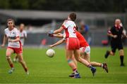 3 August 2019; Slaine McCarroll of Tyrone in action during the TG4 All-Ireland Ladies Football Senior Championship Quarter-Final match between Cork and Tyrone at Duggan Park in Ballinasloe, Galway. Photo by Ray McManus/Sportsfile