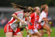 3 August 2019; Maria Canavan of Tyrone during the TG4 All-Ireland Ladies Football Senior Championship Quarter-Final match between Cork and Tyrone at Duggan Park in Ballinasloe, Galway. Photo by Ray McManus/Sportsfile