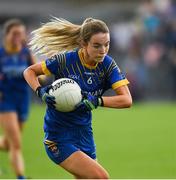 3 August 2019; Orla Nevin of Longford during the All-Ireland Ladies Football Minor B Final match between Longford and Roscommon at Duggan Park in Ballinasloe, Galway. Photo by Ray McManus/Sportsfile