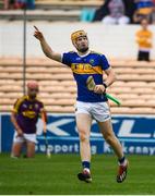 4 August 2019; Jake Morris of Tipperary celebrates a score during the Bord Gáis GAA Hurling All-Ireland U20 Championship Semi-Final match between Tipperary and Wexford at Nowlan Park in Kilkenny. Photo by David Fitzgerald/Sportsfile