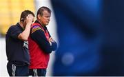 4 August 2019; Wexford manager MJ Reck, right, and selector Lar Ronan during the Bord Gáis GAA Hurling All-Ireland U20 Championship Semi-Final match between Tipperary and Wexford at Nowlan Park in Kilkenny. Photo by David Fitzgerald/Sportsfile