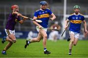 4 August 2019; Billy Seymour of Tipperary in action against Eoin O'Leary of Wexford during the Bord Gáis GAA Hurling All-Ireland U20 Championship Semi-Final match between Tipperary and Wexford at Nowlan Park in Kilkenny. Photo by David Fitzgerald/Sportsfile