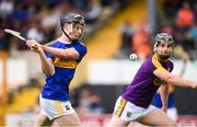 4 August 2019; Jerome Cahill of Tipperary scores his side's sixth goal during the Bord Gáis GAA Hurling All-Ireland U20 Championship Semi-Final match between Tipperary and Wexford at Nowlan Park in Kilkenny. Photo by David Fitzgerald/Sportsfile