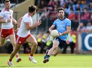 4 August 2019; Michael Darragh MacAuley of Dublin during the GAA Football All-Ireland Senior Championship Quarter-Final Group 2 Phase 3 match between Tyrone and Dublin at Healy Park in Omagh, Tyrone. Photo by Oliver McVeigh/Sportsfile