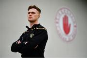 5 August 2019; Conor Meyler of Tyrone poses for a portrait after a press conference at Tyrone Centre of Excellence in Garvaghy, Tyrone. Photo by Brendan Moran/Sportsfile