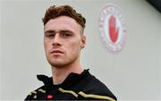 5 August 2019; Conor Meyler of Tyrone poses for a portrait after a press conference at Tyrone Centre of Excellence in Garvaghy, Tyrone. Photo by Brendan Moran/Sportsfile