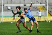 5 August 2019; Lorraine Scanlon of Kerry in action against Siobhán McGrath of Dublin during the TG4 All-Ireland Ladies Football Senior Championship Quarter-Final match between Dublin and Kerry at Bord na Móna O'Connor Park in Tullamore, Offaly. Photo by Piaras Ó Mídheach/Sportsfile
