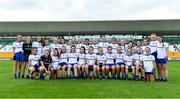 5 August 2019; The Monaghan squad before the All-Ireland Ladies Football Minor A Championship Final match between Cork and Monaghan at Bord na Móna O'Connor Park in Tullamore, Offaly. Photo by Piaras Ó Mídheach/Sportsfile