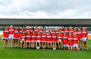 5 August 2019; The Cork squad before the All-Ireland Ladies Football Minor A Championship Final match between Cork and Monaghan at Bord na Móna O'Connor Park in Tullamore, Offaly. Photo by Piaras Ó Mídheach/Sportsfile