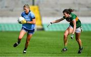 5 August 2019; Jennifer Dunne of Dublin in action against Lorraine Scanlon of Kerry during the TG4 All-Ireland Ladies Football Senior Championship Quarter-Final match between Dublin and Kerry at Bord na Móna O'Connor Park in Tullamore, Offaly. Photo by Piaras Ó Mídheach/Sportsfile