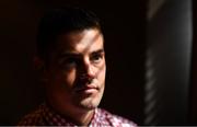 6 August 2019; Boxer Joe Ward poses for a portrait after a Times Square Boxing Co. press conference at The Westbury Hotel in Dublin. Photo by Brendan Moran/Sportsfile