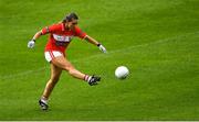 5 August 2019; Faye Ahern of Cork during the All-Ireland Ladies Football Minor A Championship Final match between Cork and Monaghan at Bord na Móna O'Connor Park in Tullamore, Offaly. Photo by Piaras Ó Mídheach/Sportsfile