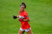 5 August 2019; Ellie Jack of Cork during the All-Ireland Ladies Football Minor A Championship Final match between Cork and Monaghan at Bord na Móna O'Connor Park in Tullamore, Offaly. Photo by Piaras Ó Mídheach/Sportsfile