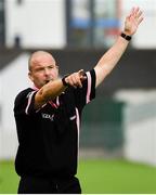5 August 2019; Referee Jonathan Murphy during the All-Ireland Ladies Football Minor A Championship Final match between Cork and Monaghan at Bord na Móna O'Connor Park in Tullamore, Offaly. Photo by Piaras Ó Mídheach/Sportsfile