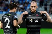 7 August 2019; Sean Gannon, left, and Chris Shields of Dundalk prior to the UEFA Europa League 3rd Qualifying Round 1st Leg match between SK Slovan Bratislava and Dundalk at Tehelné pole Stadium in Bratislava, Slovakia. Photo by Vid Ponikvar/Sportsfile
