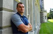8 August 2019; Rhys Ruddock poses for a portrait after an Ireland rugby press conference at Carton House in Maynooth, Kildare. Photo by Brendan Moran/Sportsfile