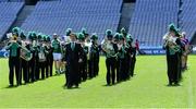 2 August 2019; The Finglas Concert Marching Band before the Renault GAA World Games Mens Hurling Native Cup Final between New York and London during the Renault GAA World Games 2019 Day 5 - Cup Finals at Croke Park in Dublin. Photo by Piaras Ó Mídheach/Sportsfile