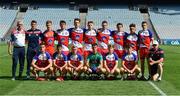 2 August 2019; The New York Liberty squad before the Renault GAA World Games Mens Football Native Cup Final against New York Freedom during the Renault GAA World Games 2019 Day 5 - Cup Finals at Croke Park in Dublin. Photo by Piaras Ó Mídheach/Sportsfile