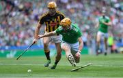 27 July 2019; Richie English of Limerick in action against Colin Fennelly of Kilkenny during the GAA Hurling All-Ireland Senior Championship Semi-Final match between Kilkenny and Limerick at Croke Park in Dublin. Photo by Piaras Ó Mídheach/Sportsfile