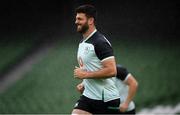 9 August 2019; Jean Kleyn during the Ireland Rugby Captain's Run at the Aviva Stadium in Dublin. Photo by David Fitzgerald/Sportsfile
