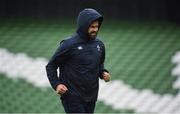 9 August 2019; Defence coach Andy Farrell during the Ireland Rugby Captain's Run at the Aviva Stadium in Dublin. Photo by David Fitzgerald/Sportsfile