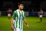 9 August 2019; A dejected Jake Ellis of Bray Wanderers following the Extra.ie FAI Cup First Round match between St. Patrick’s Athletic and Bray Wanderers at Richmond Park in Dublin. Photo by Ben McShane/Sportsfile