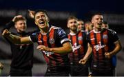 9 August 2019; Bohemians captain Keith Buckley and team-mates celebrate following the Extra.ie FAI Cup First Round match between Bohemians and Shelbourne at Dalymount Park in Dublin. Photo by Stephen McCarthy/Sportsfile