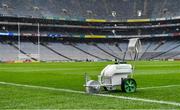 10 August 2019; A general view of a line marker ahead of the GAA Football All-Ireland Senior Championship Semi-Final match between Dublin and Mayo at Croke Park in Dublin. Photo by Sam Barnes/Sportsfile