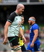 10 August 2019; Devin Toner of Ireland leaves the field with a physio during the Guinness Summer Series 2019 match between Ireland and Italy at the Aviva Stadium in Dublin. Photo by David Fitzgerald/Sportsfile