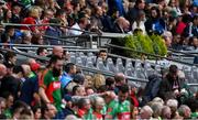 10 August 2019; Injured Mayo player Jason Doherty looks on before the GAA Football All-Ireland Senior Championship Semi-Final match between Dublin and Mayo at Croke Park in Dublin. Photo by Piaras Ó Mídheach/Sportsfile