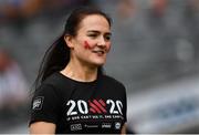 10 August 2019; Boxer Kellie Harrington during the GAA Football All-Ireland Senior Championship Semi-Final match between Dublin and Mayo at Croke Park in Dublin. Photo by Ramsey Cardy/Sportsfile