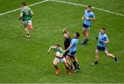 10 August 2019; Andy Moran of Mayo in action against Cian O'Sullivan of Dublin during the GAA Football All-Ireland Senior Championship Semi-Final match between Dublin and Mayo at Croke Park in Dublin. Photo by Daire Brennan/Sportsfile