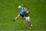 10 August 2019; Con O'Callaghan of Dublin in action against Brendan Harrison of Mayo during the GAA Football All-Ireland Senior Championship Semi-Final match between Dublin and Mayo at Croke Park in Dublin. Photo by Daire Brennan/Sportsfile