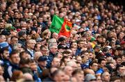 10 August 2019; A Mayo flag flutters in the wind, in the Cusack Stand, during the GAA Football All-Ireland Senior Championship Semi-Final match between Dublin and Mayo at Croke Park in Dublin. Photo by Ray McManus/Sportsfile