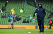 10 August 2019; Defence coach Andy Farrell prior to the Guinness Summer Series 2019 match between Ireland and Italy at the Aviva Stadium in Dublin. Photo by Brendan Moran/Sportsfile