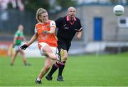 10 August 2019; Kelly Mallon of Armaghin during the TG4 All-Ireland Ladies Football Senior Championship Quarter-Final match between Mayo and Armagh at Glennon Brothers Pearse Park in Longford. Photo by Matt Browne/Sportsfile