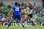 10 August 2019; Mike Haley of Ireland in action against Renato Giammarioli of Italy during the Guinness Summer Series 2019 match between Ireland and Italy at the Aviva Stadium in Dublin. Photo by Brendan Moran/Sportsfile