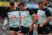 10 August 2019; Niall Scannell of Ireland, centre, with team-mates Andrew Porter, left, and Jack McGrath during the Guinness Summer Series 2019 match between Ireland and Italy at the Aviva Stadium in Dublin. Photo by Brendan Moran/Sportsfile