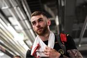 11 August 2019; Ronan McNamee of Tyrone arrives prior to the GAA Football All-Ireland Senior Championship Semi-Final match between Kerry and Tyrone at Croke Park in Dublin. Photo by Stephen McCarthy/Sportsfile